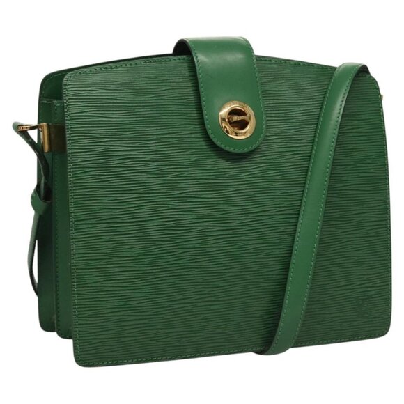LOUIS VUITTON Epi Capuchin Shoulder Bag Green M52344 LV Auth 116736 - Picture 1 of 16